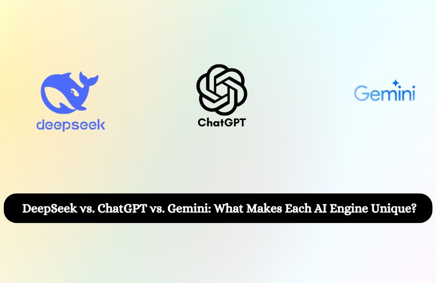 DeepSeek ChatGPT Gemini Comparison